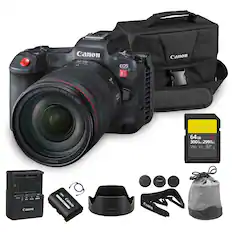 Canon EOS C28 CATO EOS C i LENS RF24-70mm F2.8 L R CANON IS N USM
Canon 64GB SDXC UHS-II V90 300 MB/s 299MB/s
Canon EOS C28
Canon Lens RF24-70mm F2.8 L IS USM
Canon Battery
Canon Charger
Canon Lens Hood
Canon Lens Cap
Canon Camera Bag
Canon Strap
