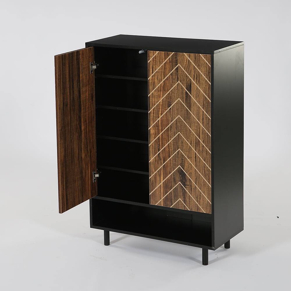 Alt View 1. Kadyn - Kadyn Free Standing Bathroom Cabinet, Entryway Storage Cabinet for Entryway Hallway Closet Bedroom - Black.