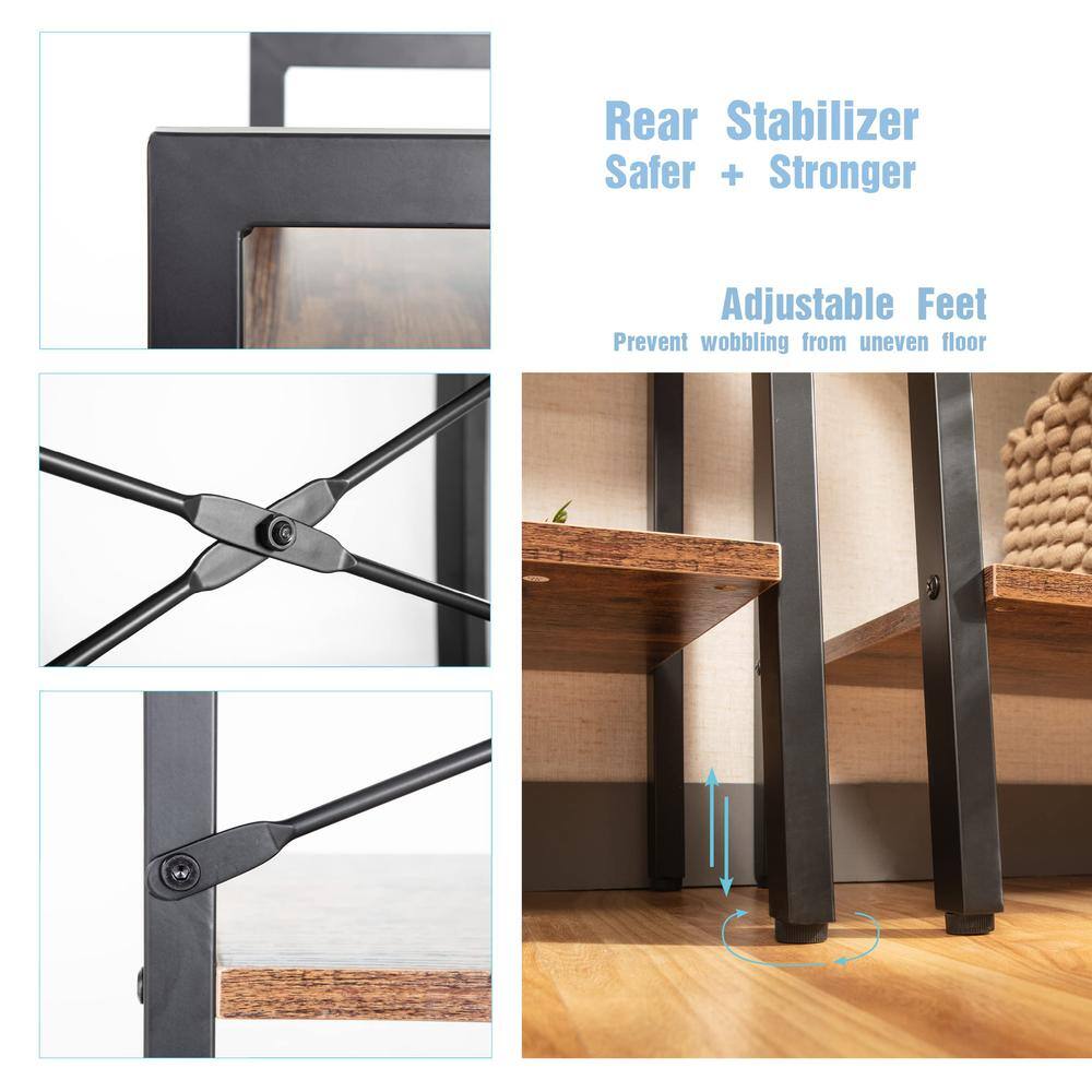 Rear Stabilizer Safer + Stronger  
Adjustable Feet  
Prevent wobbling from uneven floor