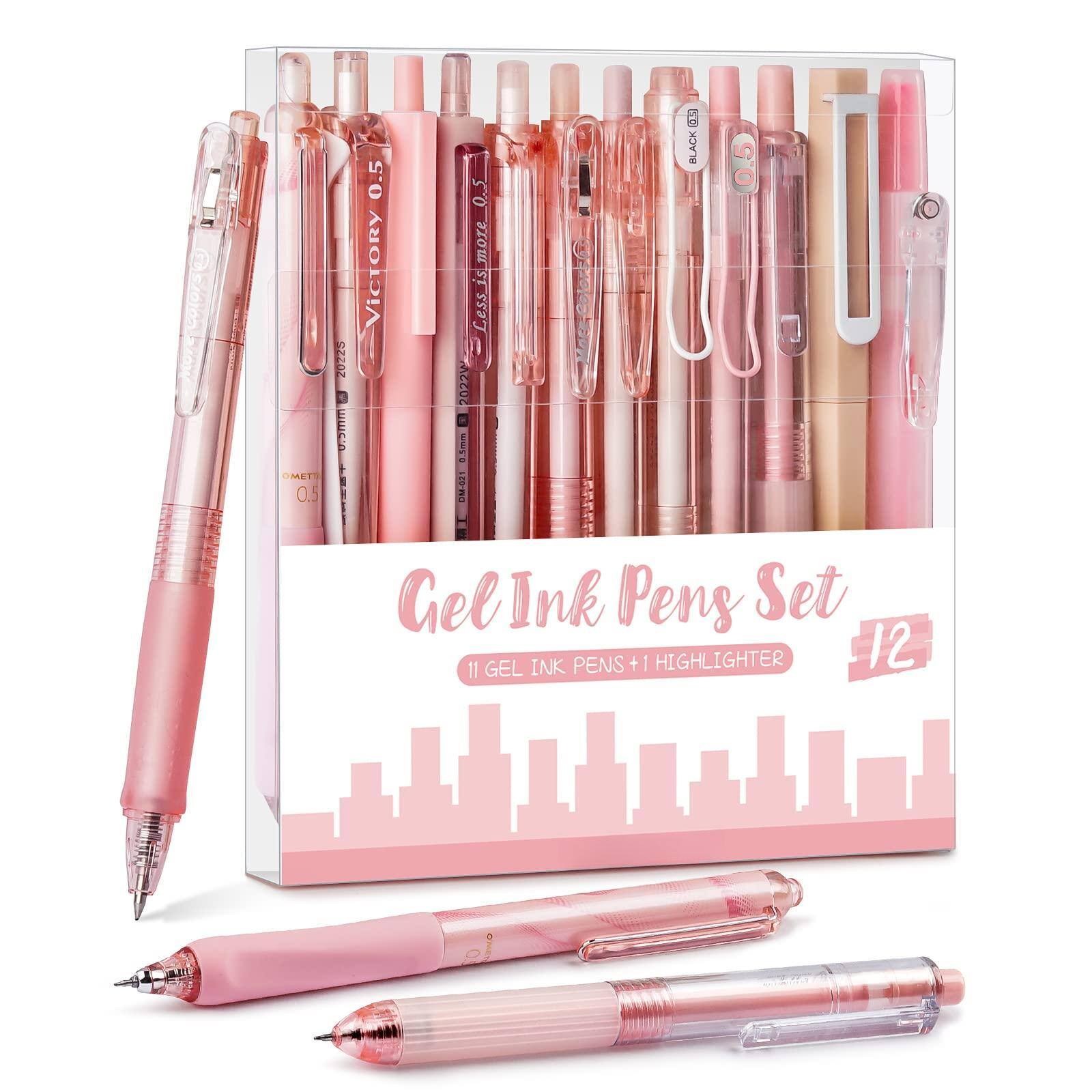 Gel Ink Pens Set  
11 Gel Ink Pens + 1 Highlighter  

Victory is More Less  
0.5  
2022V  

CMETS 0.5  
2022V  

BLACK 0.5  
2022V  

OMETS 0.5  
2022V  

Less is More  
0.5  
2022V  

BLUE 0.5  
2022V  

12