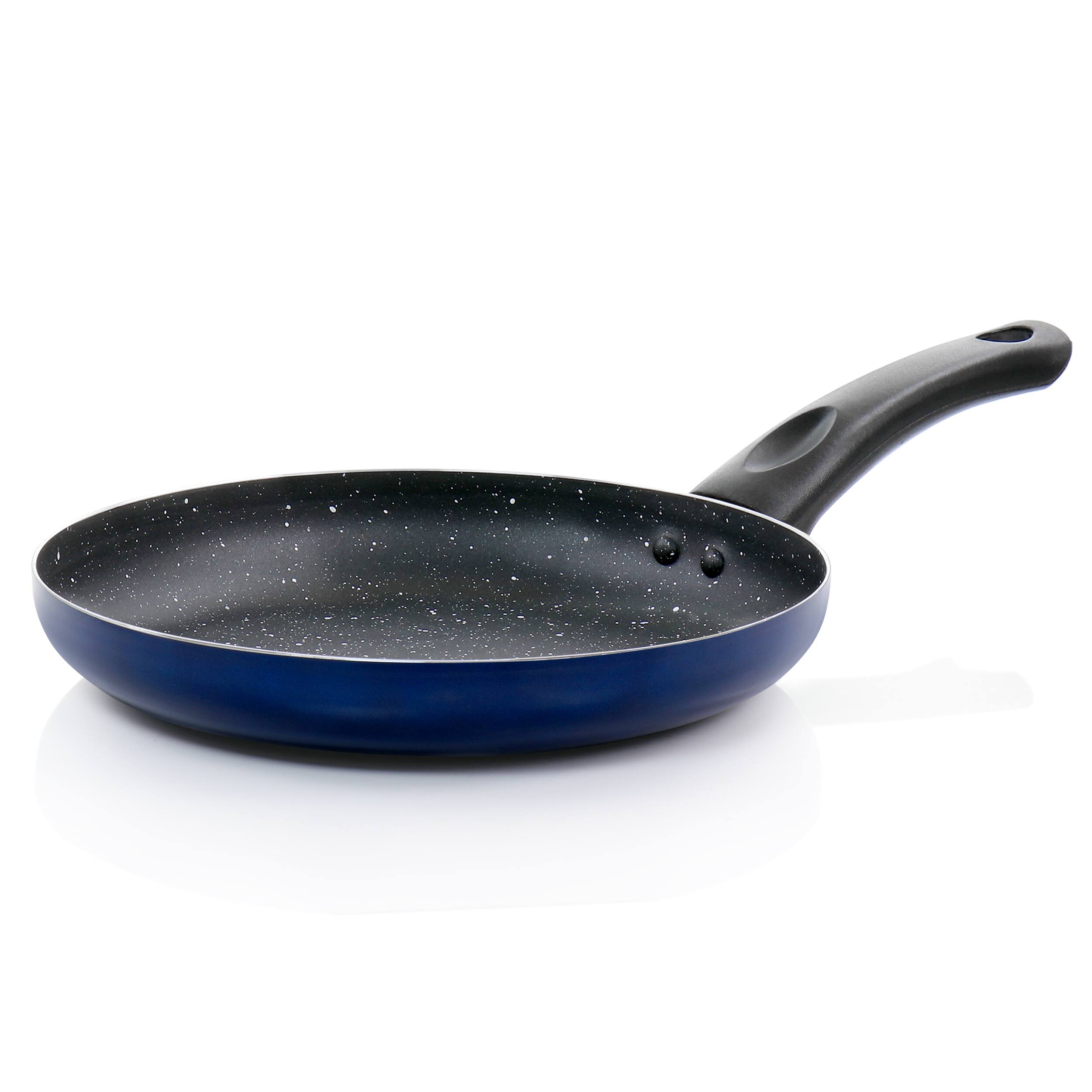 Alt View 5. Oster - Oster Luneta 8 Inch Aluminum Nonstick Frying Pan in Blue - Blue.