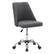 Angle. CorLiving - Marlowe Upholstered Armless Task Chair - Dark Grey.
