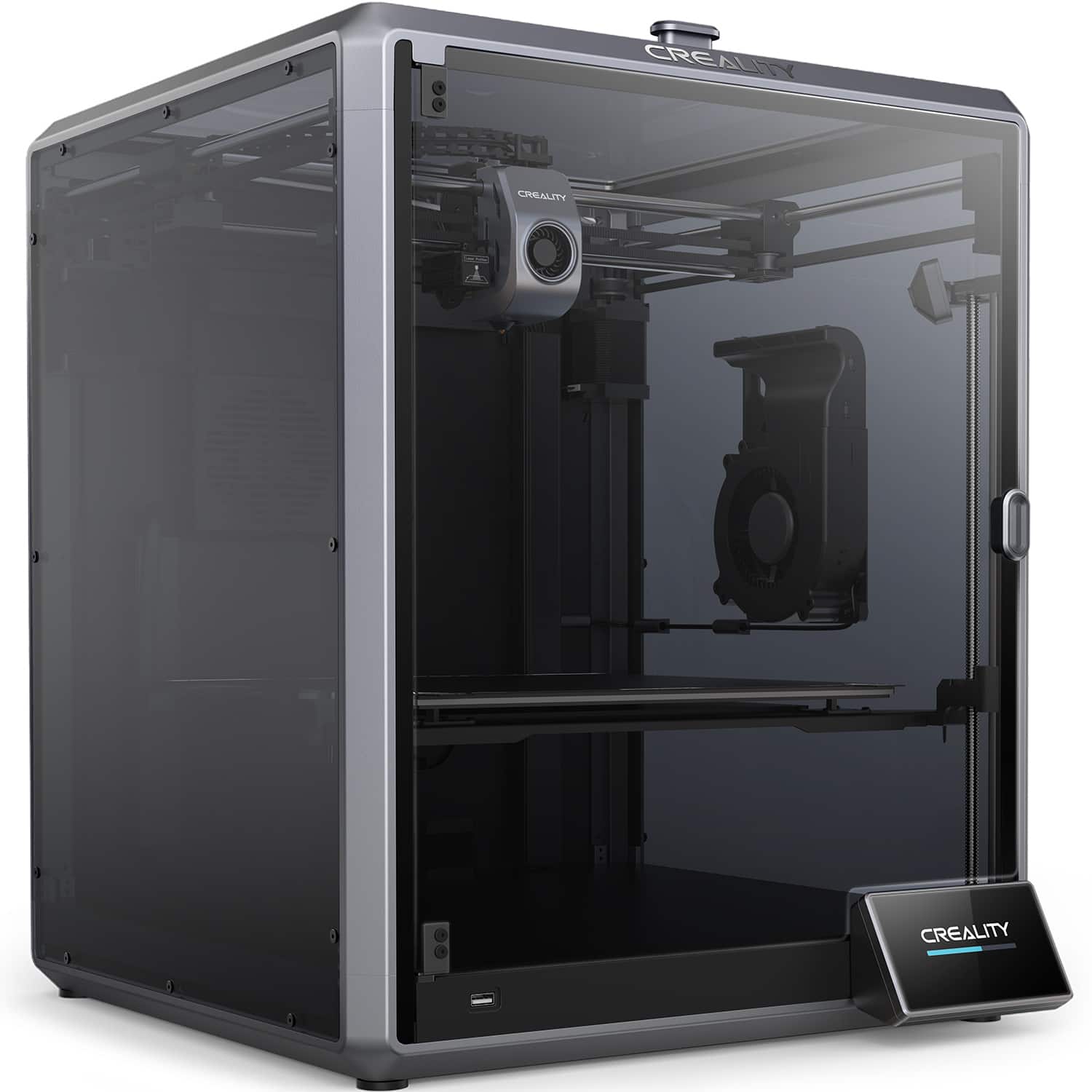 Alt View 11. Creality - K1 Max Speedy 3D Printer Basic Combo - Black.