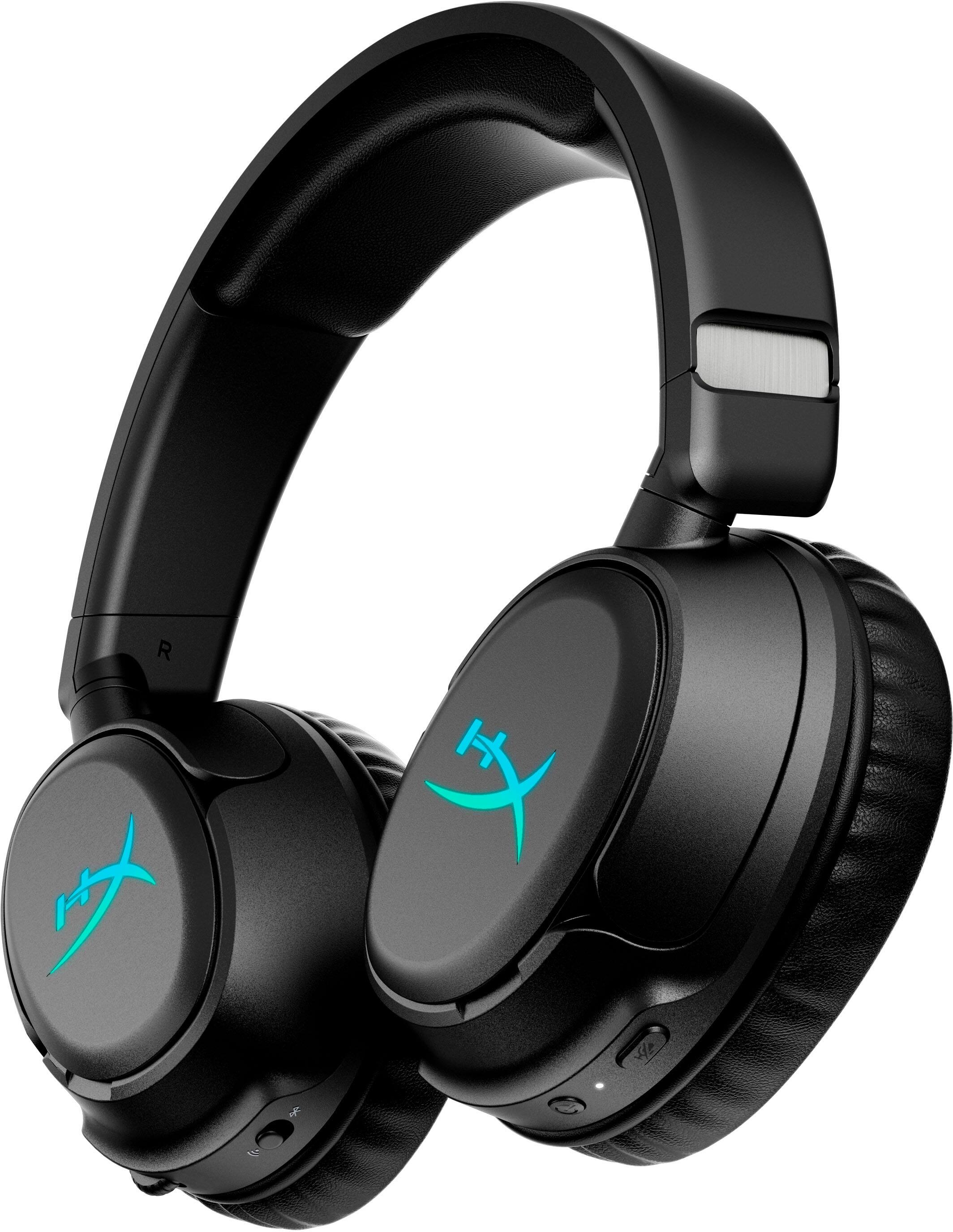 Alt View 12. HyperX - Cloud Flight 2 Wireless Gaming Headset for PC, PS5, PS4, Nintendo Switch, Mac, Mobile, and Bluetooth - Black.