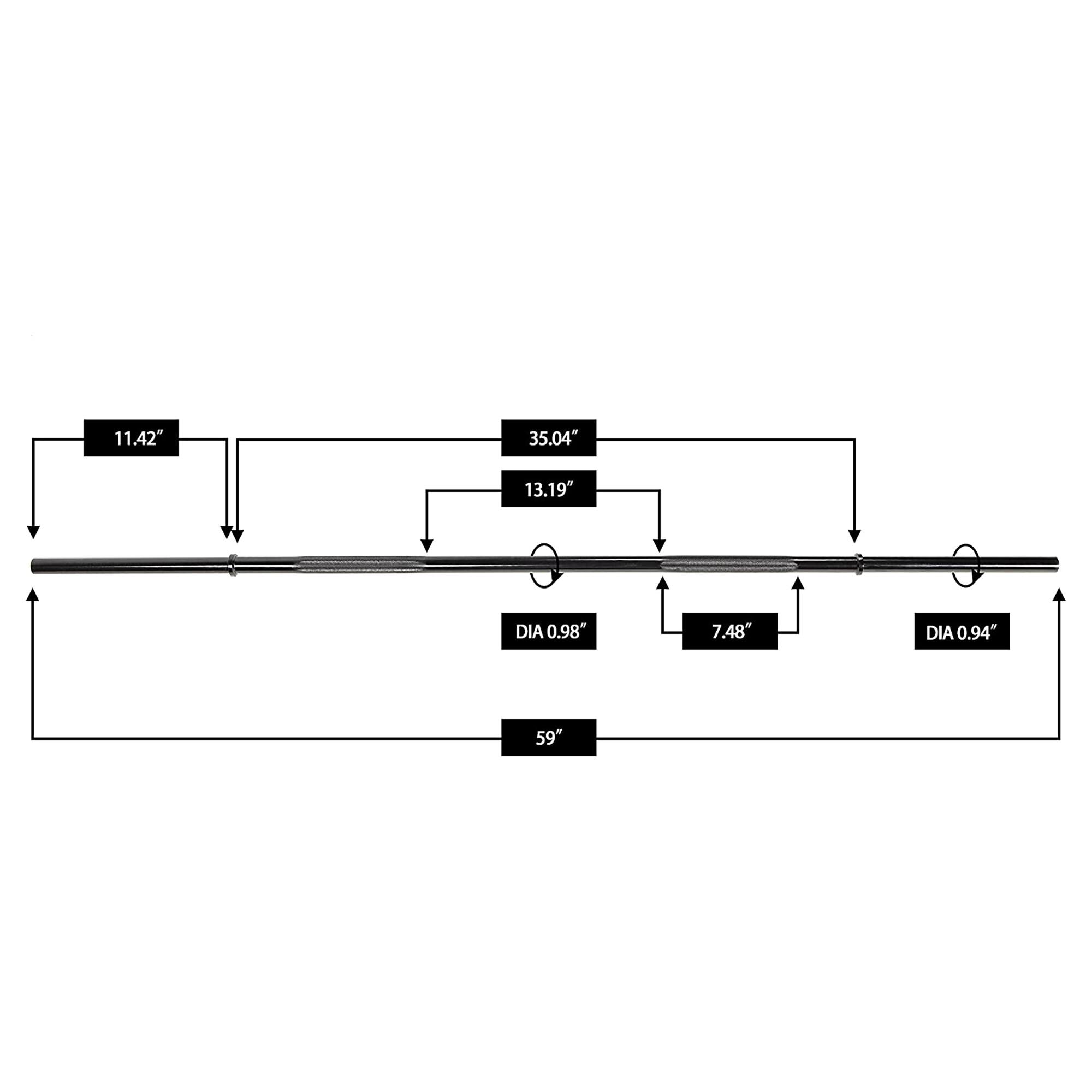 11.42"  
35.04"  
13.19"  
DIA 0.98"  
7.48"  
DIA 0.94"  
59"