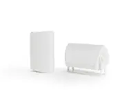 Front. Definitive Technology - Dymension 4.5" 2-Way Outdoor Wall Mount Speakers Pair - White.