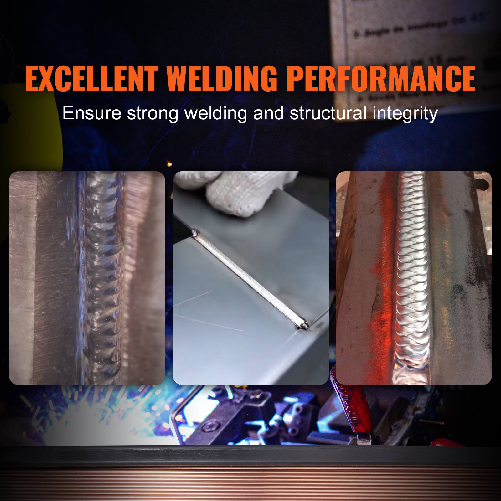 EXCELLENT WELDING PERFORMANCE  
Ensure strong welding and structural integrity