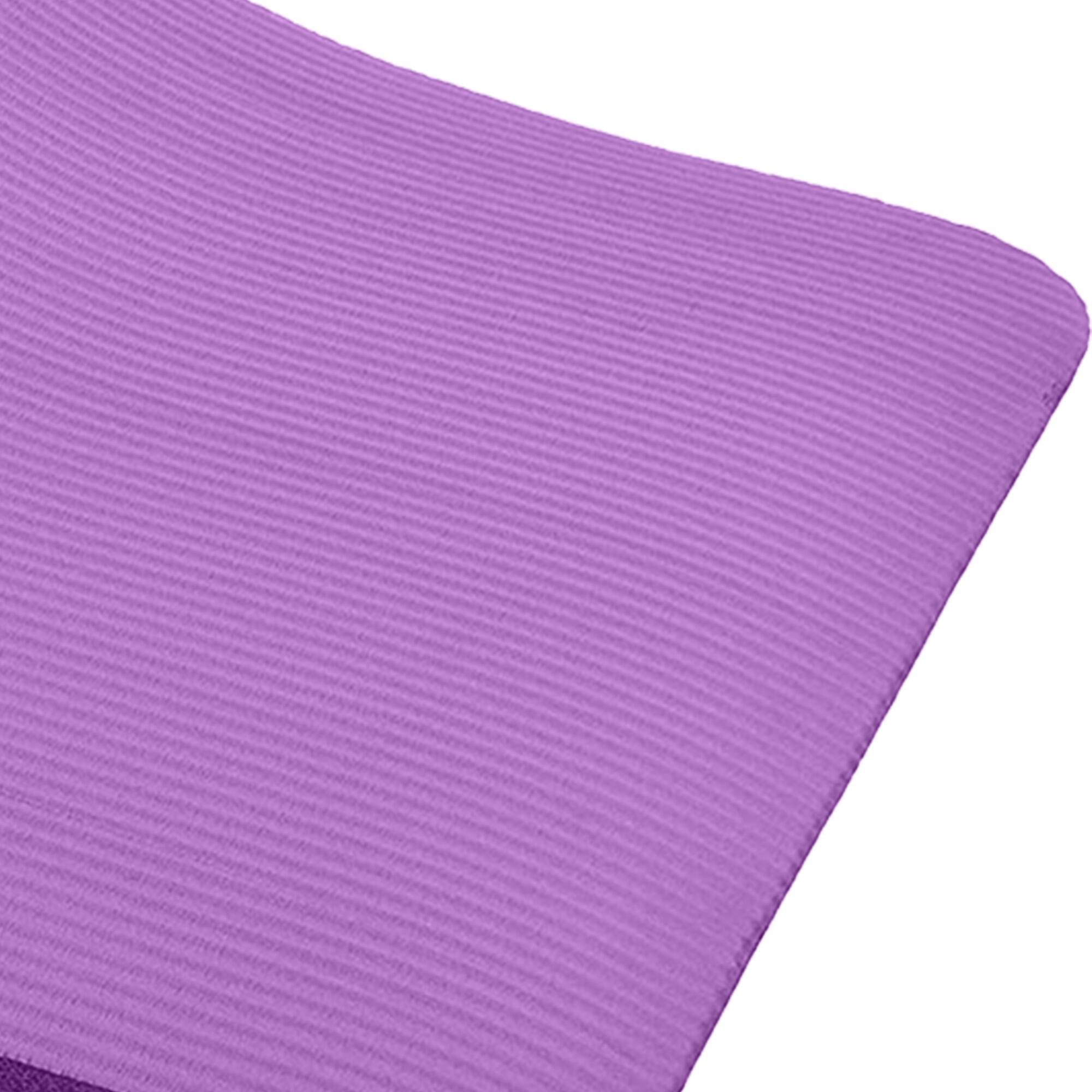 Alt View 7. BalanceFrom Fitness - BalanceFrom Fitness GoCloud 1" Thick Exercise Yoga Mat w/Carry Strap, Purple - Purple.