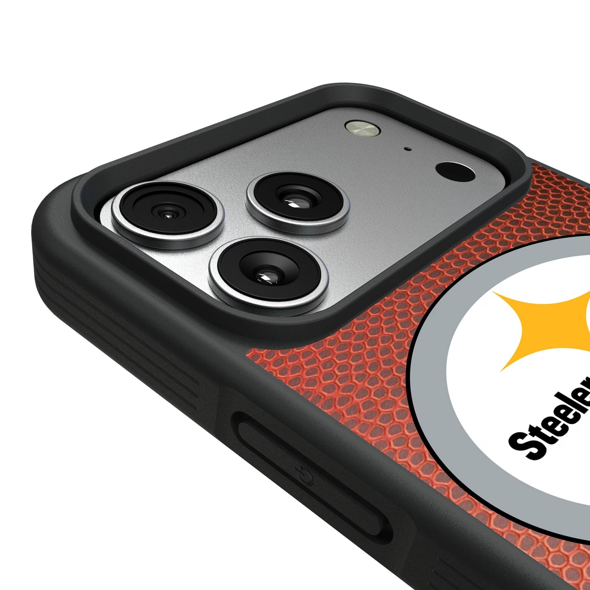 Alt View 2. Keyscaper - Pittsburgh Steelers Bump Case with 8.2ft Drop Protection - 15 - Multicolor.
