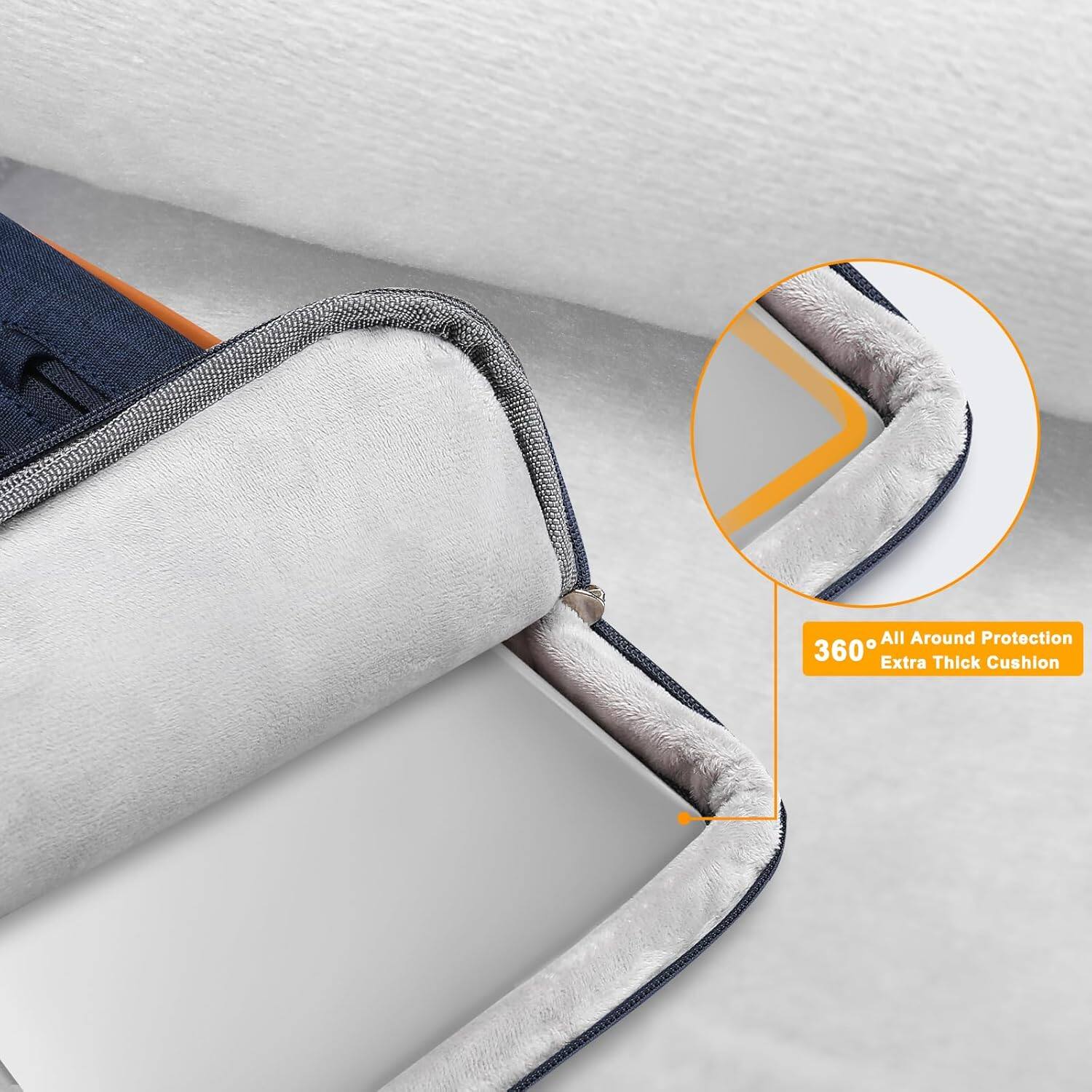 360° All Around Protection  
Extra Thick Cushion