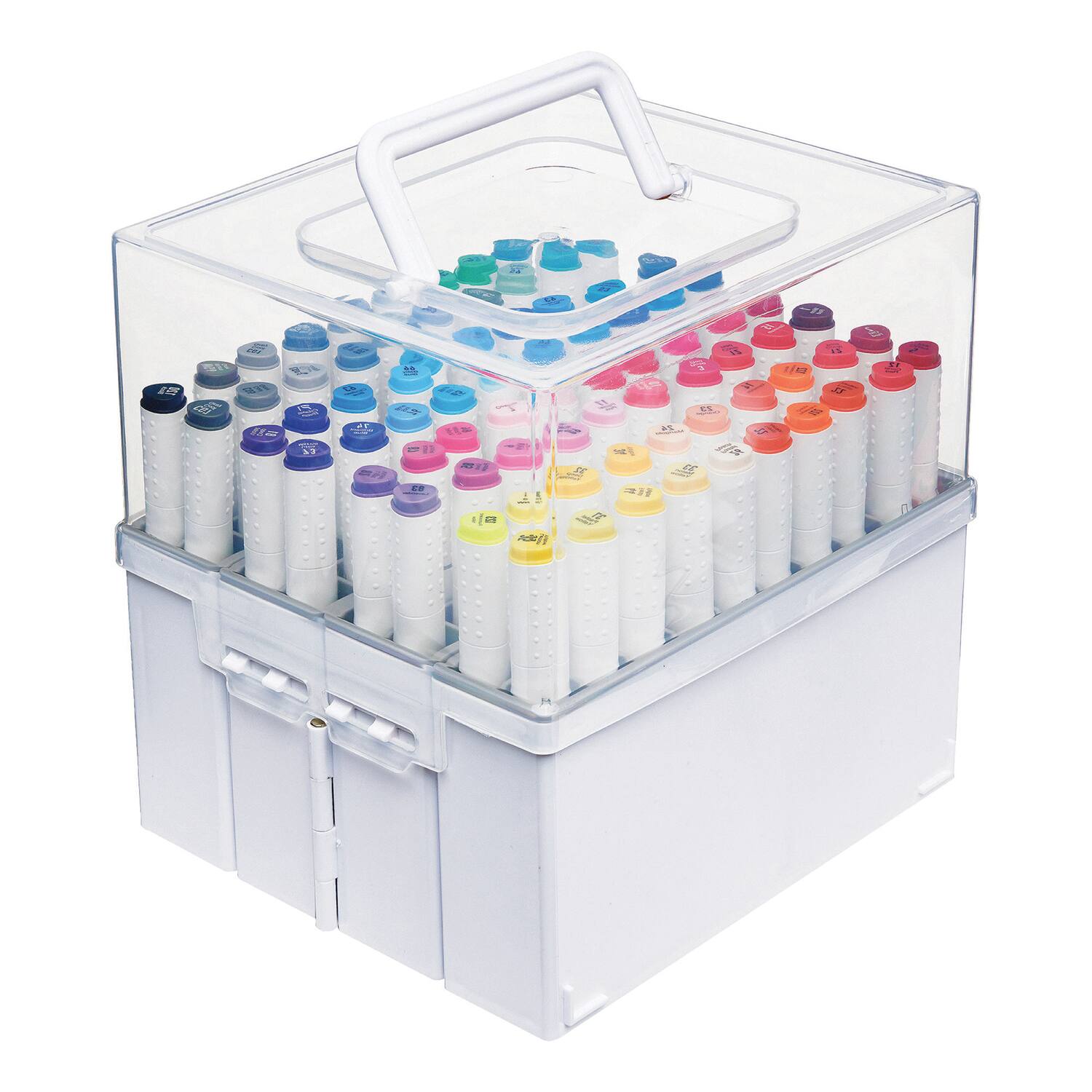 Angle. Deflecto - Expandable Accordion Marker Organizer.