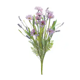 BreeBe - Mixed Daisy Bush (Set of 6) - Purple, Green