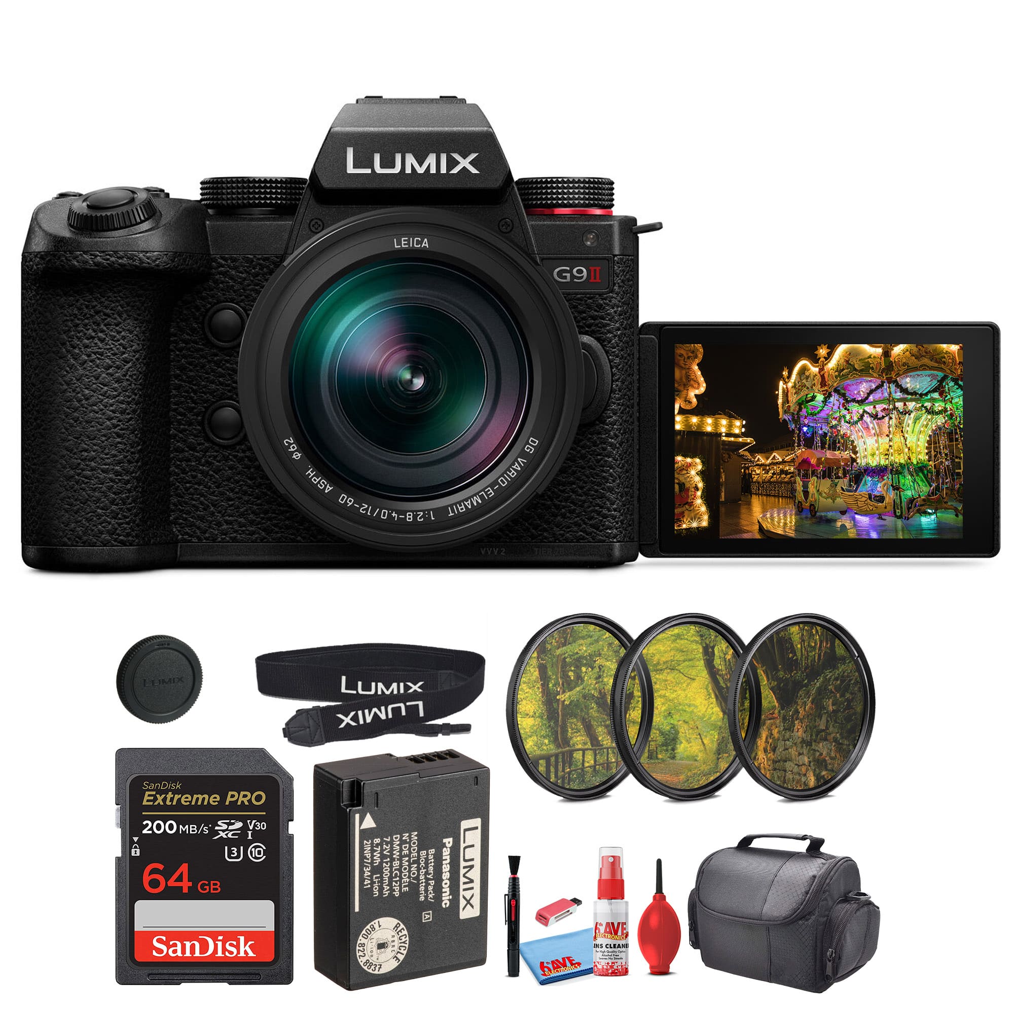 Panasonic - LUMIX G9 pro Leica&amp;OLYMPUSレンズ6本セット レンタル - LUMIX 超望遠ズームセット LUMIX DC-G9 ボディ +