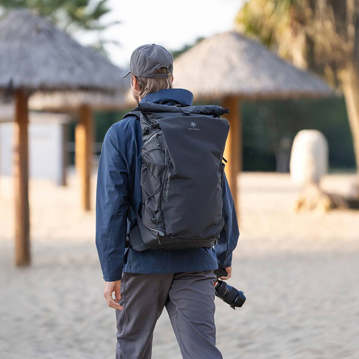 Alt View 3. PGYTECH - PGYTECH OnePro Ultralight Backpack 30L (Space Black) - Space Black.