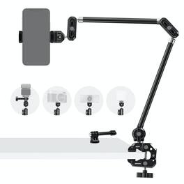Neewer - 30" Magic Arm with Super Clamp - Overhead Desk Mount for Camera, Phone, Mic & GoPro