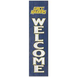 Jardine - Grand Rapids Raiders 12" x 48" Outdoor Leaner Welcome Sign - Navy