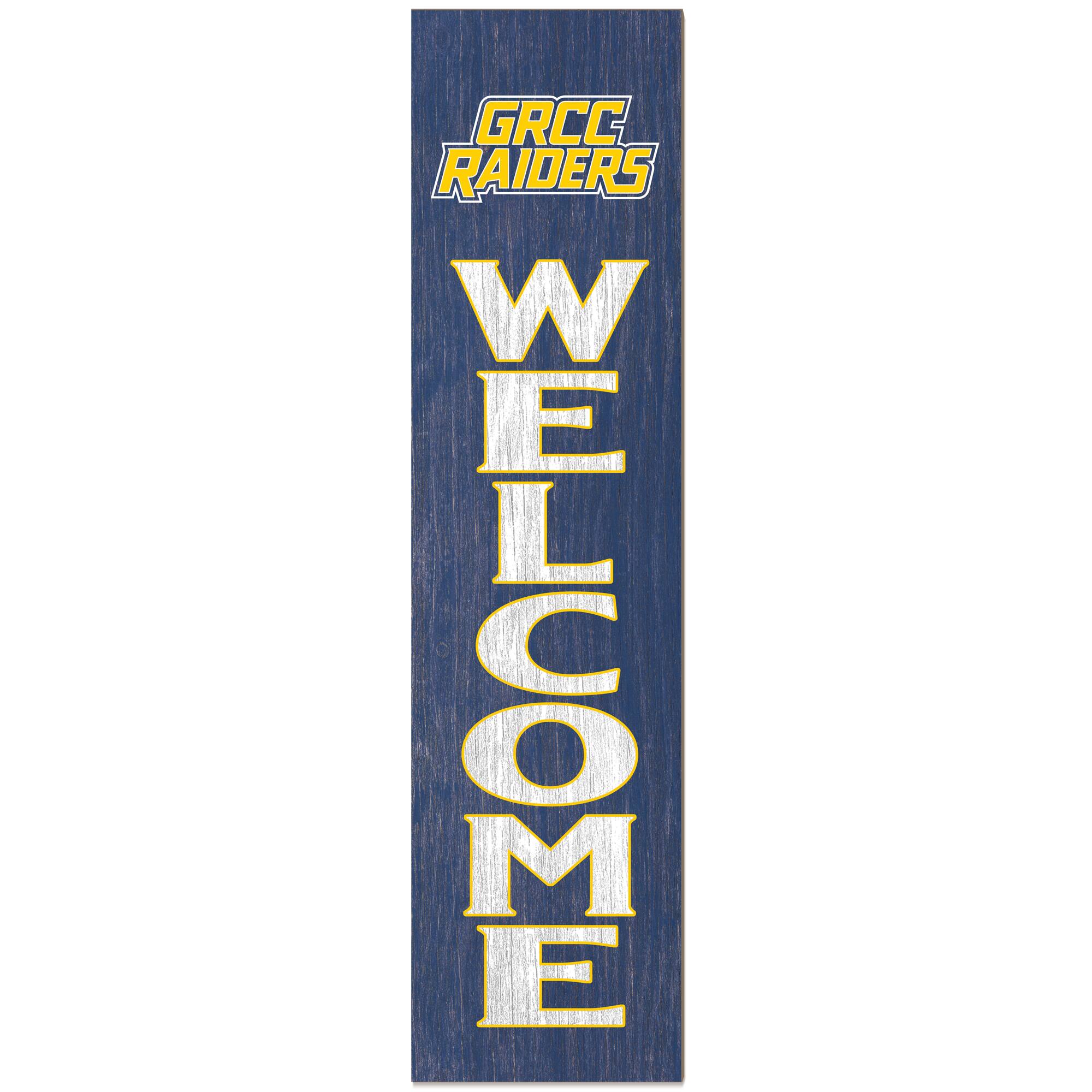 Grand Rapids Raiders 12" x 48" Outdoor Leaner Welcome Sign