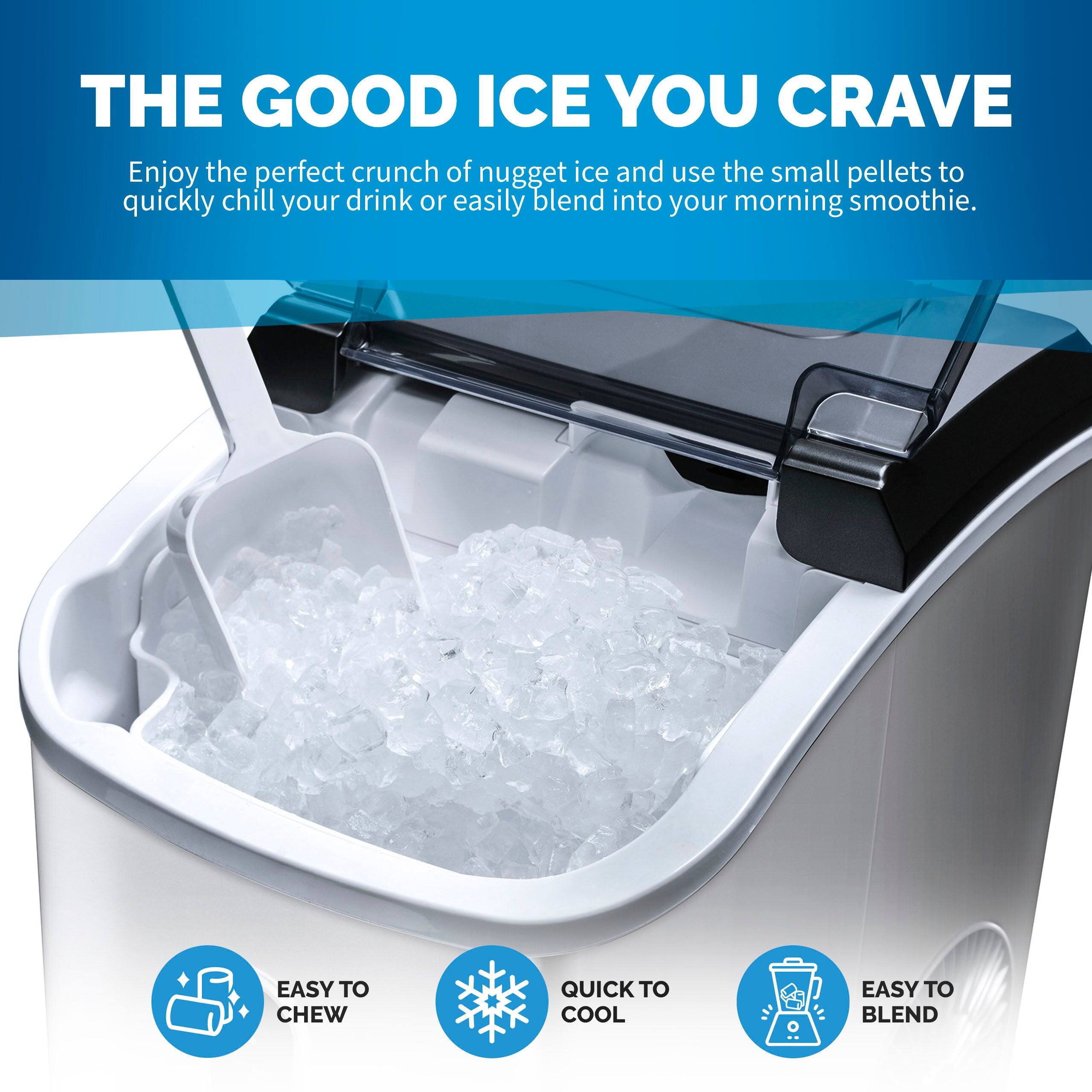 THE GOOD ICE YOU CRAVE

Enjoy the perfect crunch of nugget ice and use the small pellets to quickly chill your drink or easily blend into your morning smoothie.

EASY TO CHEW
QUICK TO COOL
EASY TO BLEND