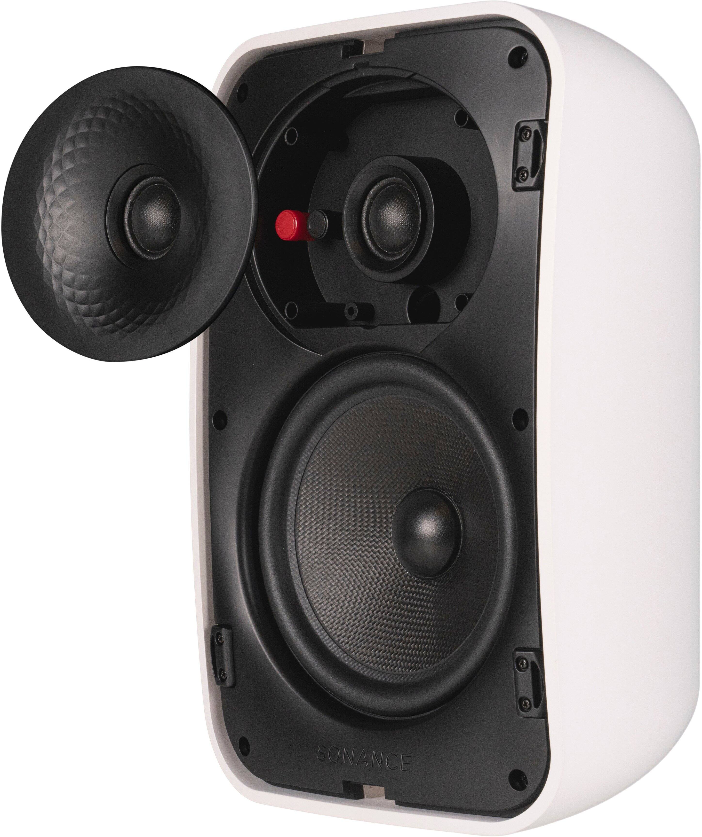Alt View 21. Sonance - MX86 - Mariner MX Series 8" 2-Way Outdoor Surface Mount Speakers (Pair) - Paintable White.