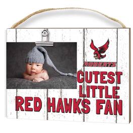 Jardine - Roberts Wesleyan Redhawks 8" x 10" Cutest Little Fan Weathered Team Logo Clip Photo Frame - White