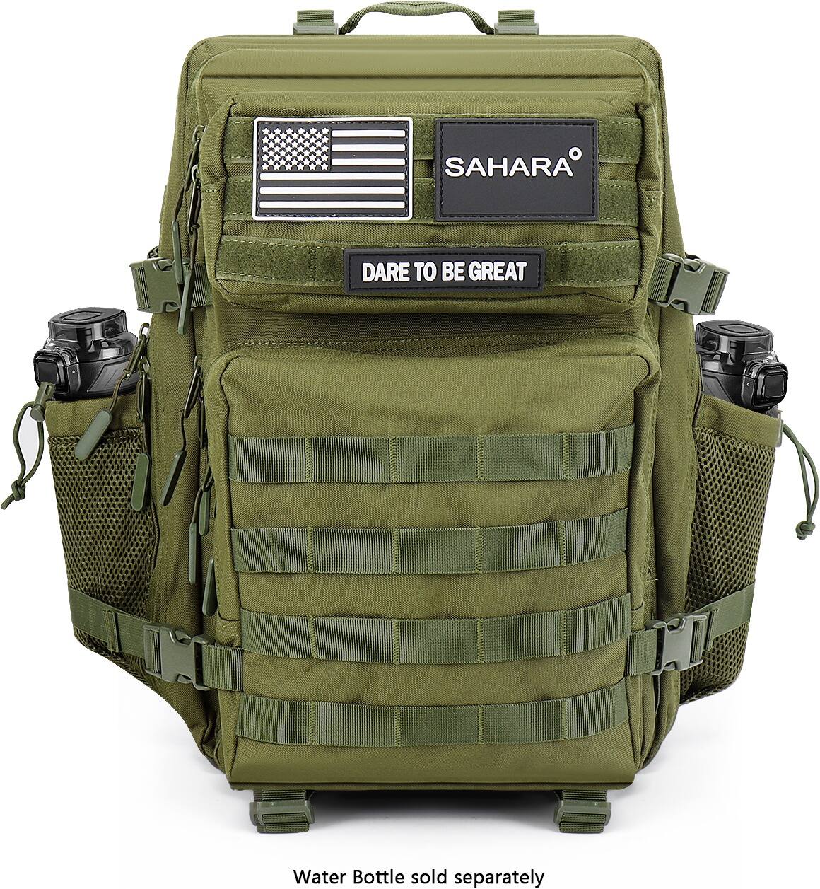 SaharaCase - Raider Series Water Resistant Backpack fits up to 17.3" laptop - Army Green