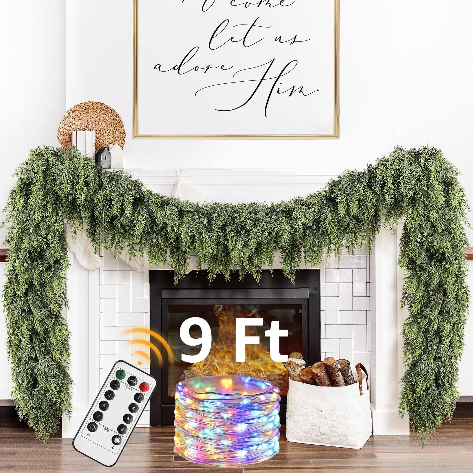 Come let us adore Him.  
9 Ft