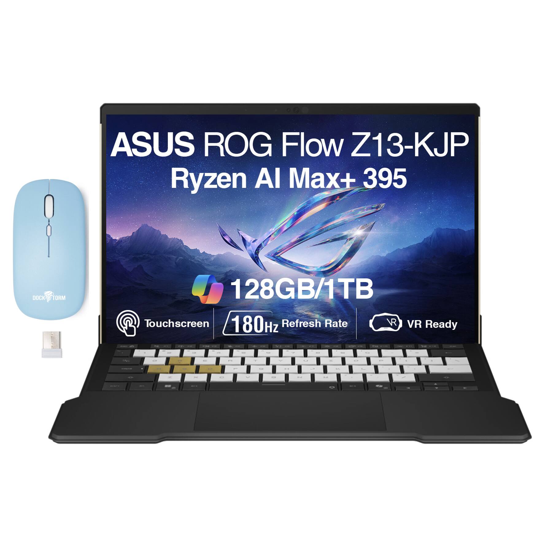 ASUS ROG Flow Z13-KJP Ryzen AI Max+ 395  
128GB/1TB  
Touchscreen  
180Hz Refresh Rate  
VR Ready