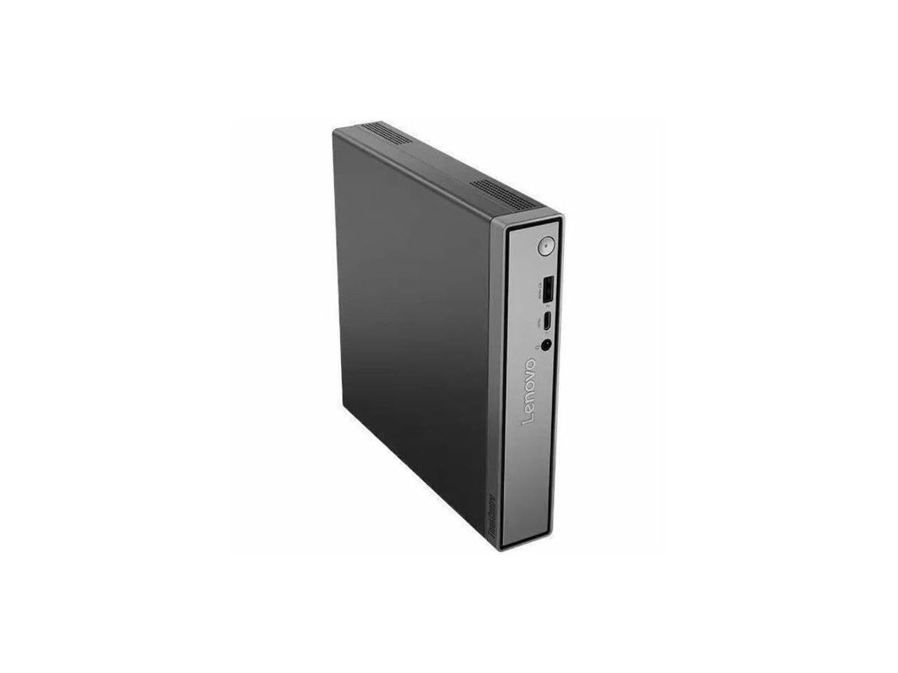 Alt View 4. Lenovo - ThinkCentre neo 50q Gen 5 13B90031US Desktop Computer - Black.