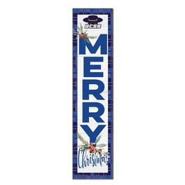 Jardine - UC Santa Barbara Gauchos 12'' x 48'' Outdoor Merry Christmas Leaner - White