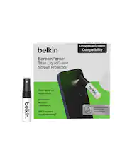 Belkin ScreenForce Titan LiquidGuard Screen Protector Universal Screen Compatibility
- Easy spray-on application
- Premium scratch resistance
- $300 screen repair warranty*
- Engineered with Nano-Titan Technology+
*