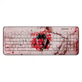 Keyscaper - Marvel Badge Wireless USB Keyboard - Red Hulk