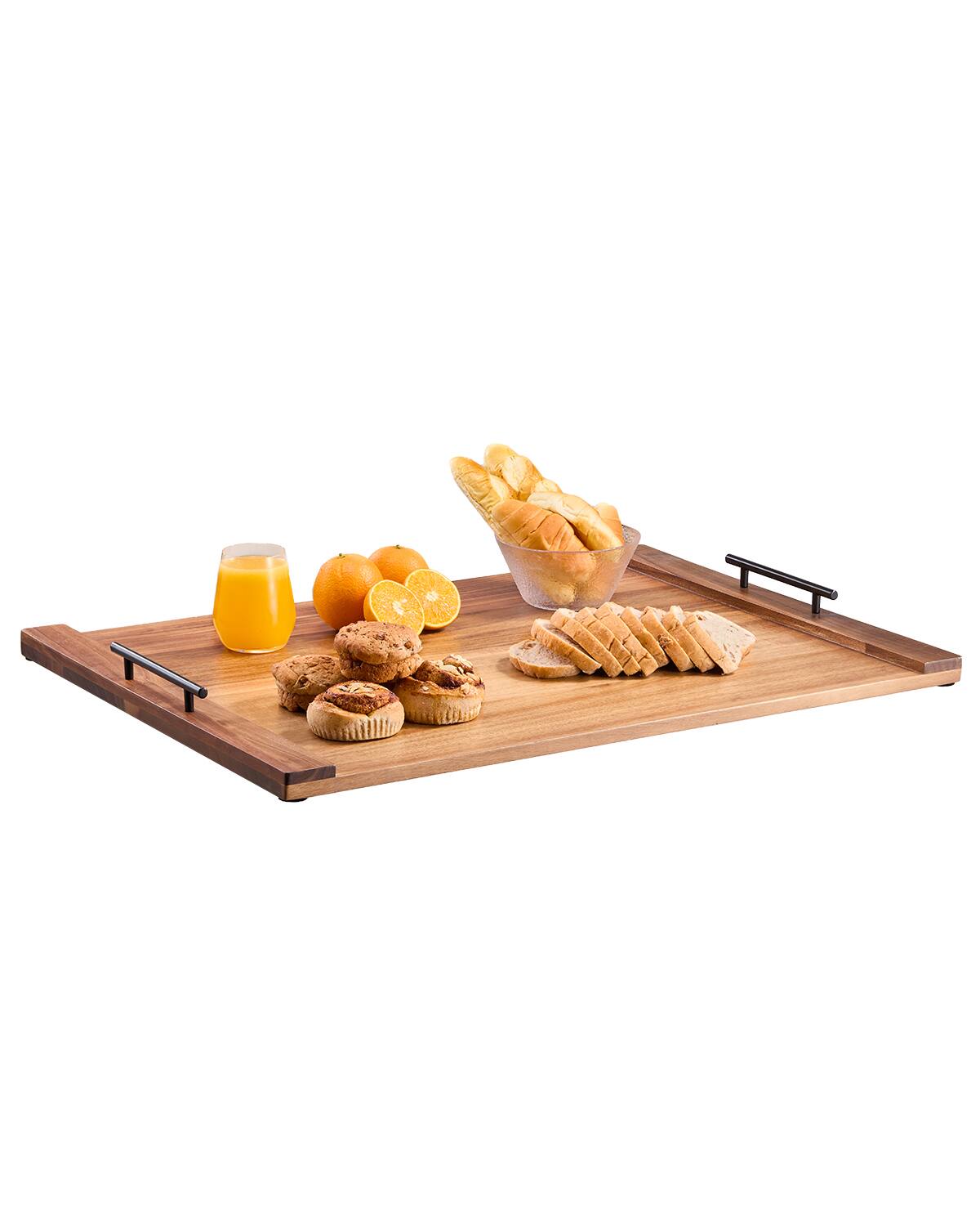 Front. VEVOR - Noodle Board Stove Cover, Stove Top Cover Board for Gas Burner & Electric Stove, Acacia Wood Cutting Board with Handles - Natural wood.