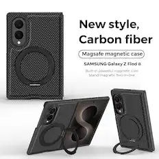 New style, Carbon fiber
Magsafe magnetic case
SAMSUNG Galaxy Z Fold 8
Built-in powerful magnetic core
Stand magnetic two-in-one