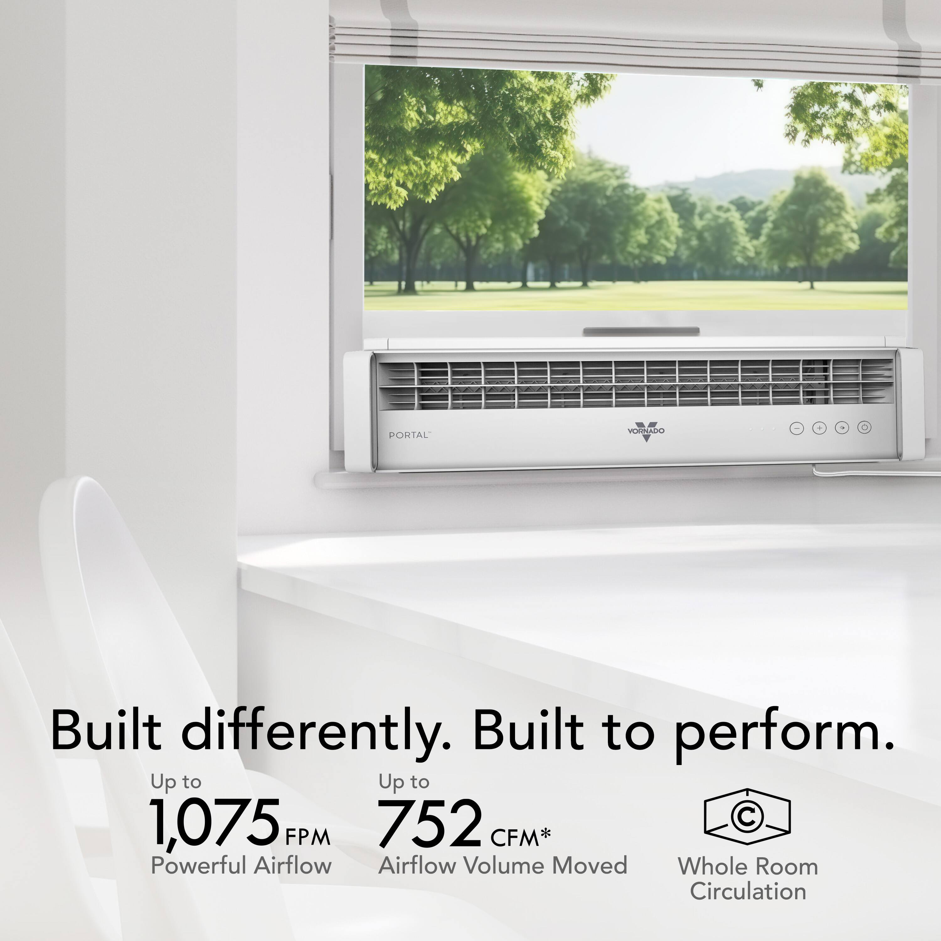 Built differently. Built to perform. Up to 1,075 752 CFM Powerful Airflow Airflow Volume Moved Whole Room Circulation