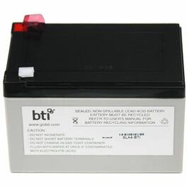 BTI Battery Tech - BTI RBC4-SLA4-BTI SEALED LEAD ACID BATTERY FOR APC - 2yr Warranty - BE750BB, BE750BBX450, BK650M, BK650MC, BK650MI - Unknown