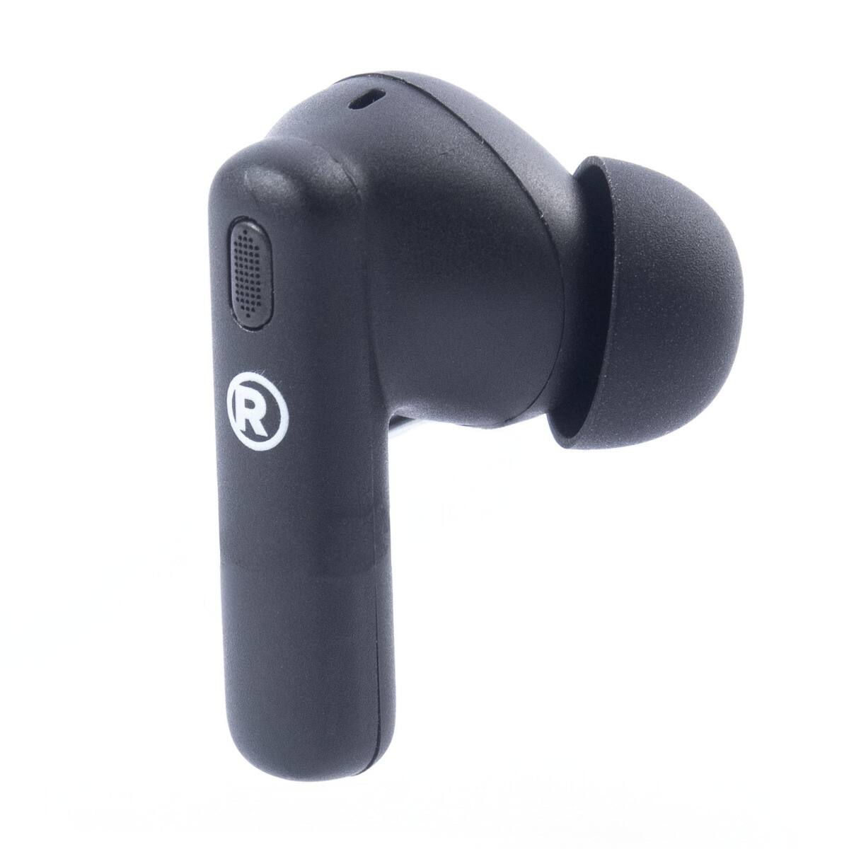 Alt View 5. RadioShack - Wireless Headphones 400MAH Active Noise Cancelling IPX5 3304382 - Black.