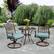 Alt View 21. Hanover - Traditions 3-Piece Bistro Set with 32 in. Cast-Top Table - Aluminum/Blue.
