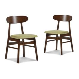 New Classic Furniture - Furniture Morocco Dining Chair with Cushion- Set of 2 - Green