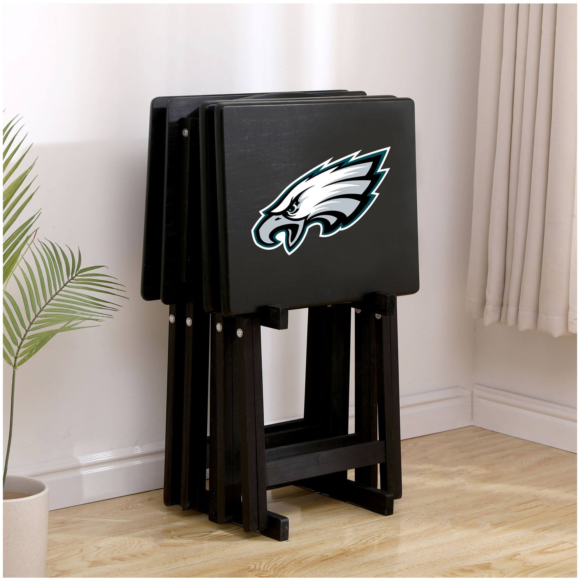 Alt View 1. Imperial - Philadelphia Eagles TV Tray Set - Multicolor.