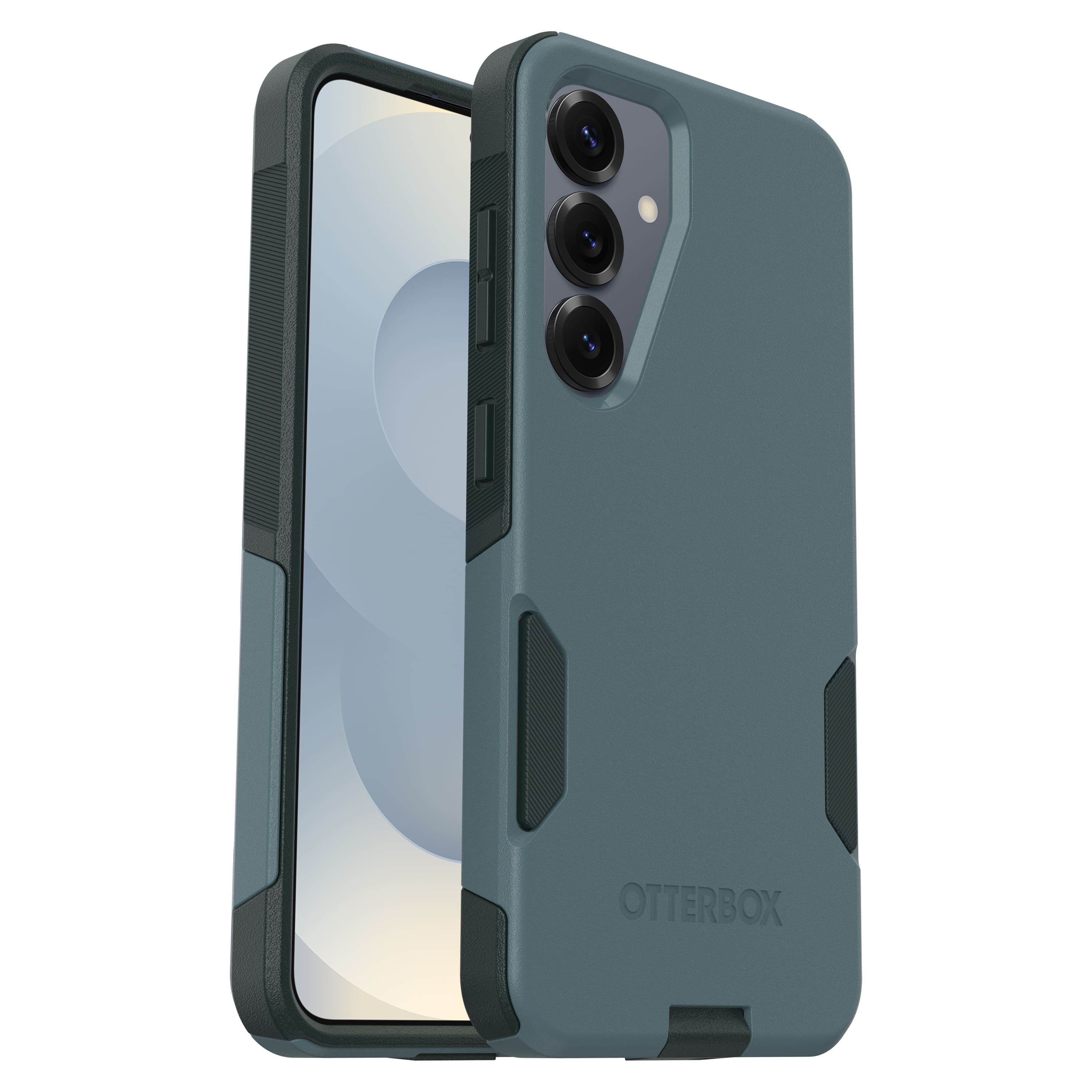 OtterBox - Commuter Series Hard Shell for Samsung Galaxy S25 - Green - Front_Zoom