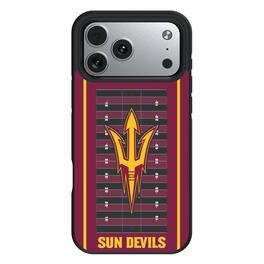 Keyscaper - NCAA - Arizona State Sun Devils Personalized Bump Case with 8.2ft Drop Protection - 16 Pro Max - Multicolor