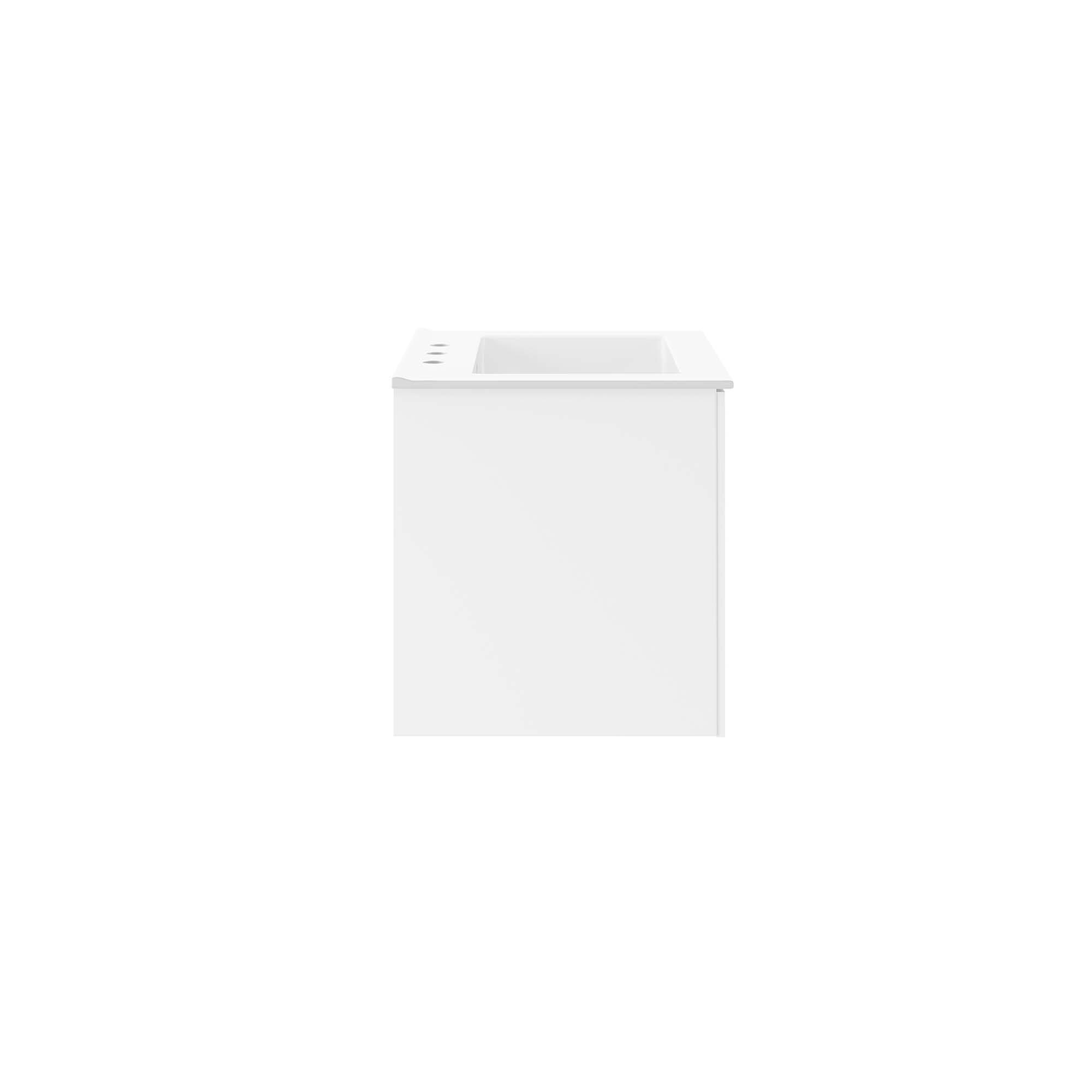 Alt View 1. Modway - Vitality Bathroom Vanity Basin Included by Modway - White White.