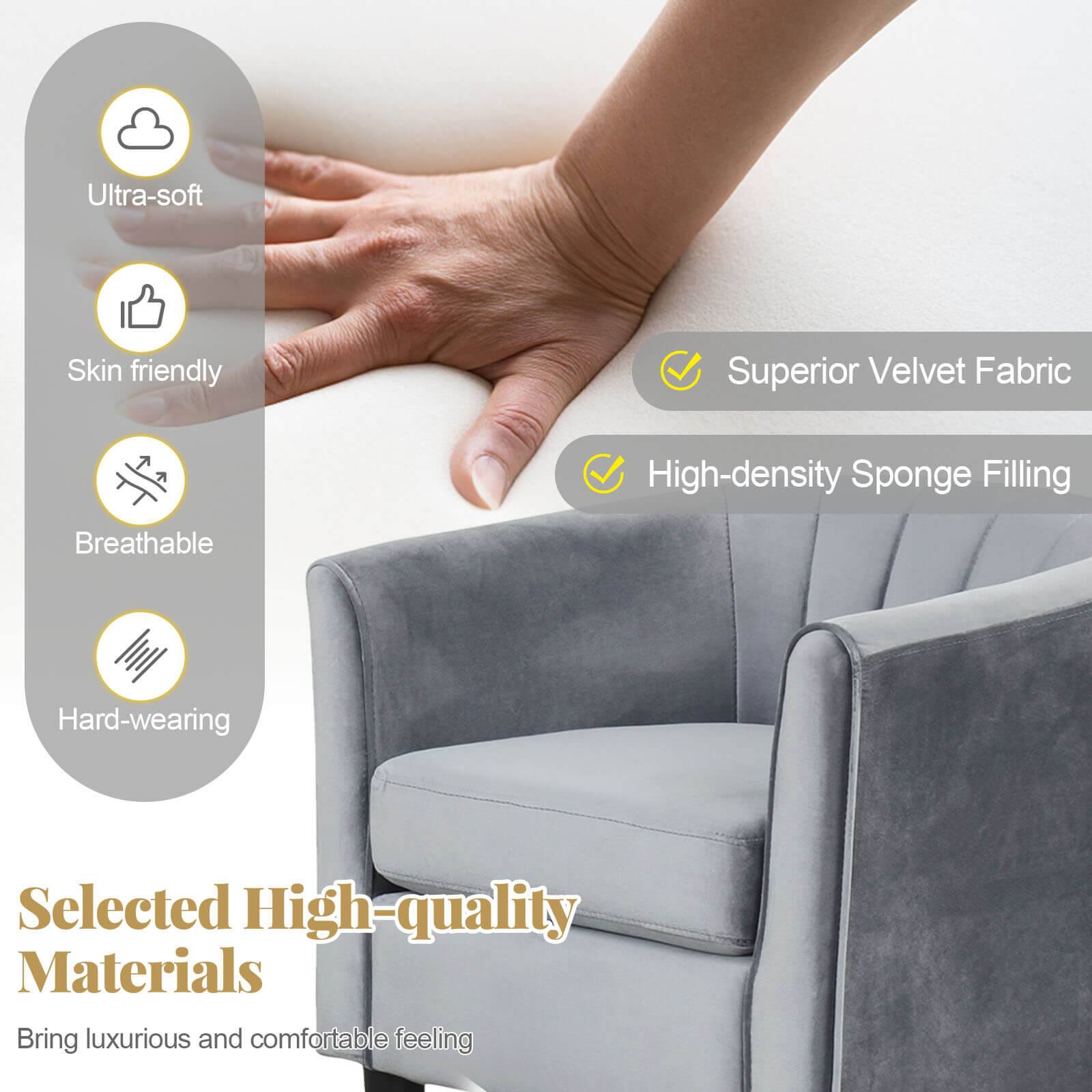 Ultra-soft  
Skin friendly  
Breathable  
Hard-wearing  

Superior Velvet Fabric  
High-density Sponge Filling  

Selected High-quality Materials  
Bring luxurious and comfortable feeling