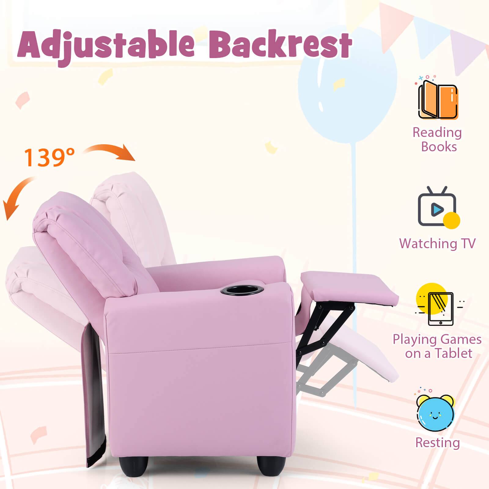 Adjustable Backrest

139°

- Reading Books
- Watching TV
- Playing Games on a Tablet
- Resting