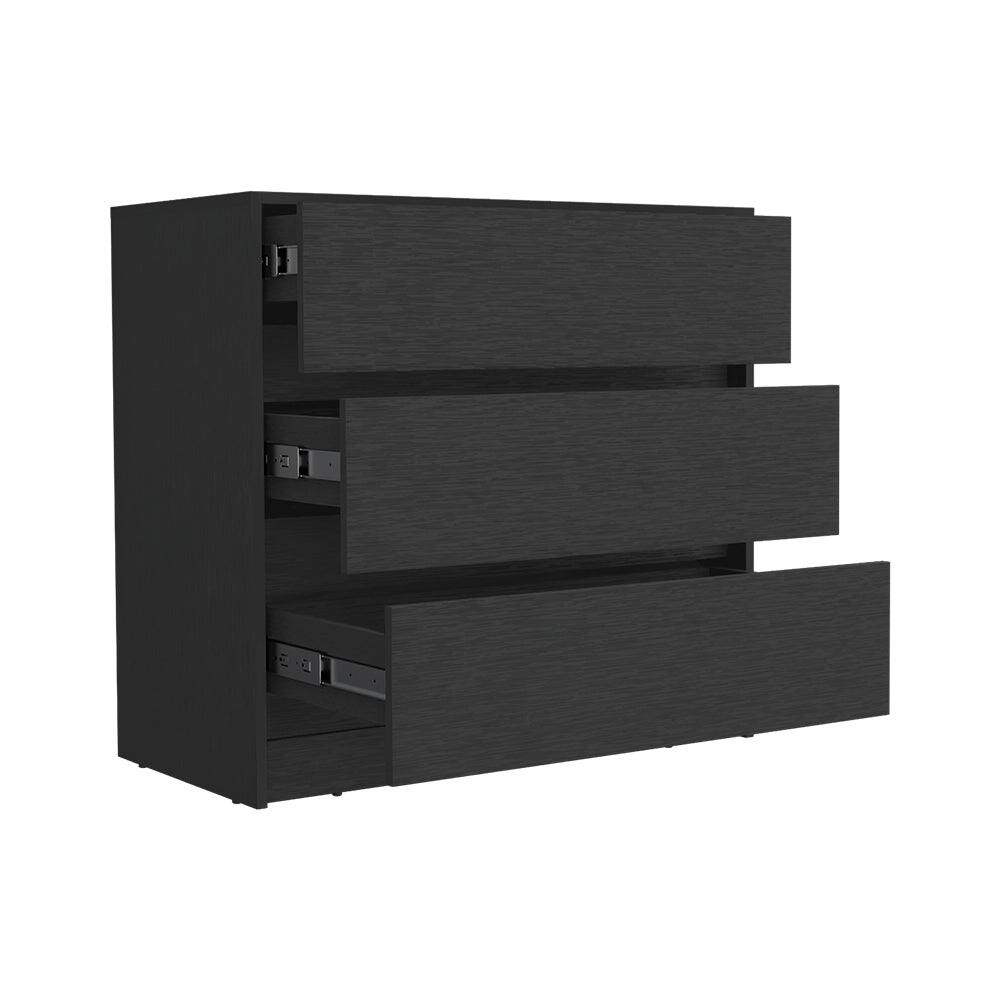 Alt View 2. Treevol Furniture - Dresser Maldus, Bedroom, Black - Black.
