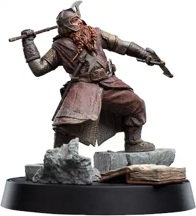 Front. Weta Workshop - WETA Workshop Figures of Fandom - The Lord of The Rings Trilogy - Gimli - COLLECTIBLES - Multicolor.