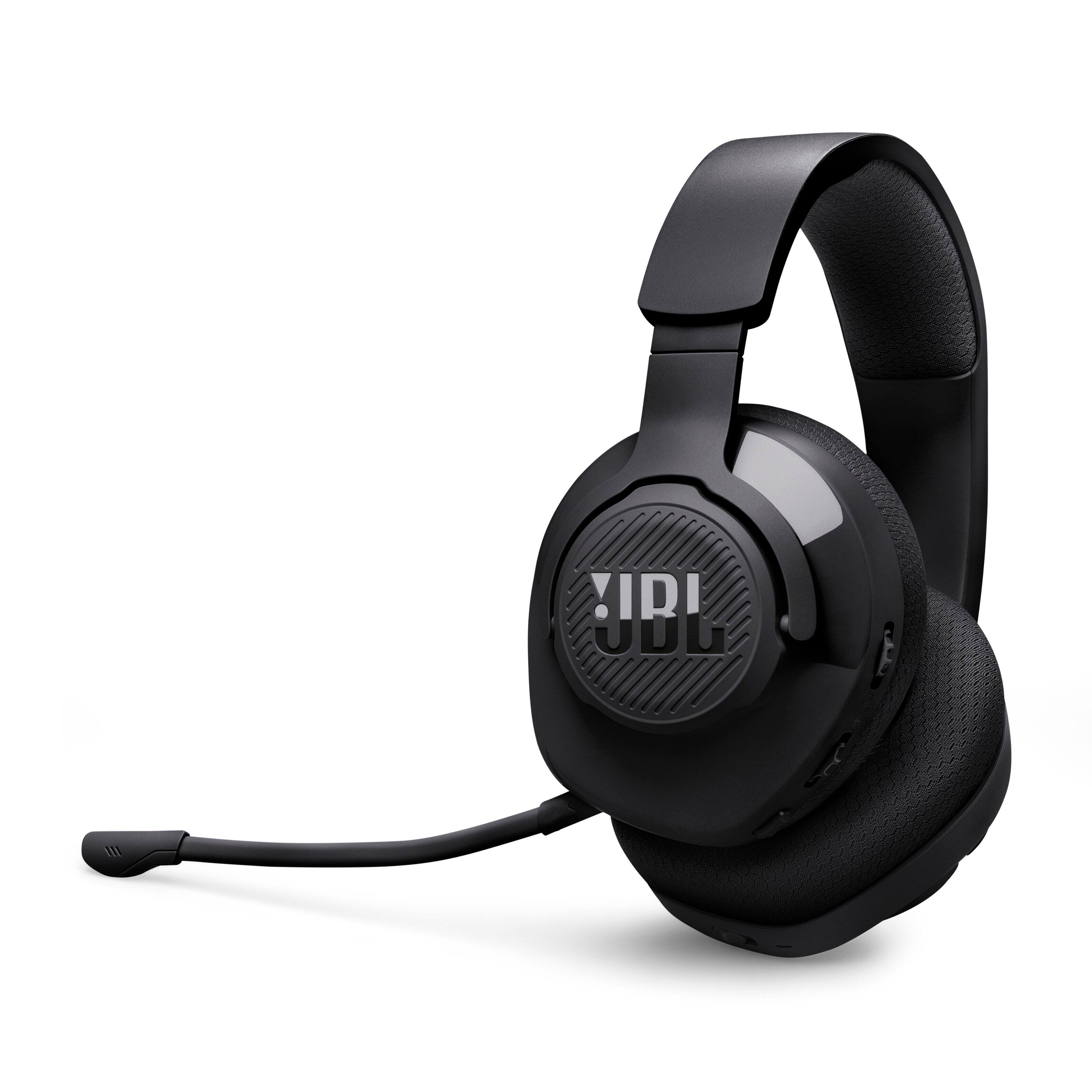 Angle. JBL - Quantum 360X Wireless over-ear gaming headset with detachable boom mic - Black.