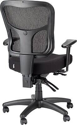 Alt View 2. Tempur-Pedic - Tempur-Pedic Ergonomic Mesh Swivel Task Chair, Black (TP8000) - Black.