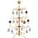 Front. Best Choice Products - Best Choice Products 3ft Wrought Iron Ornament Display Christmas Tree w/ Easy Assembly, Stand - Gold - Gold.