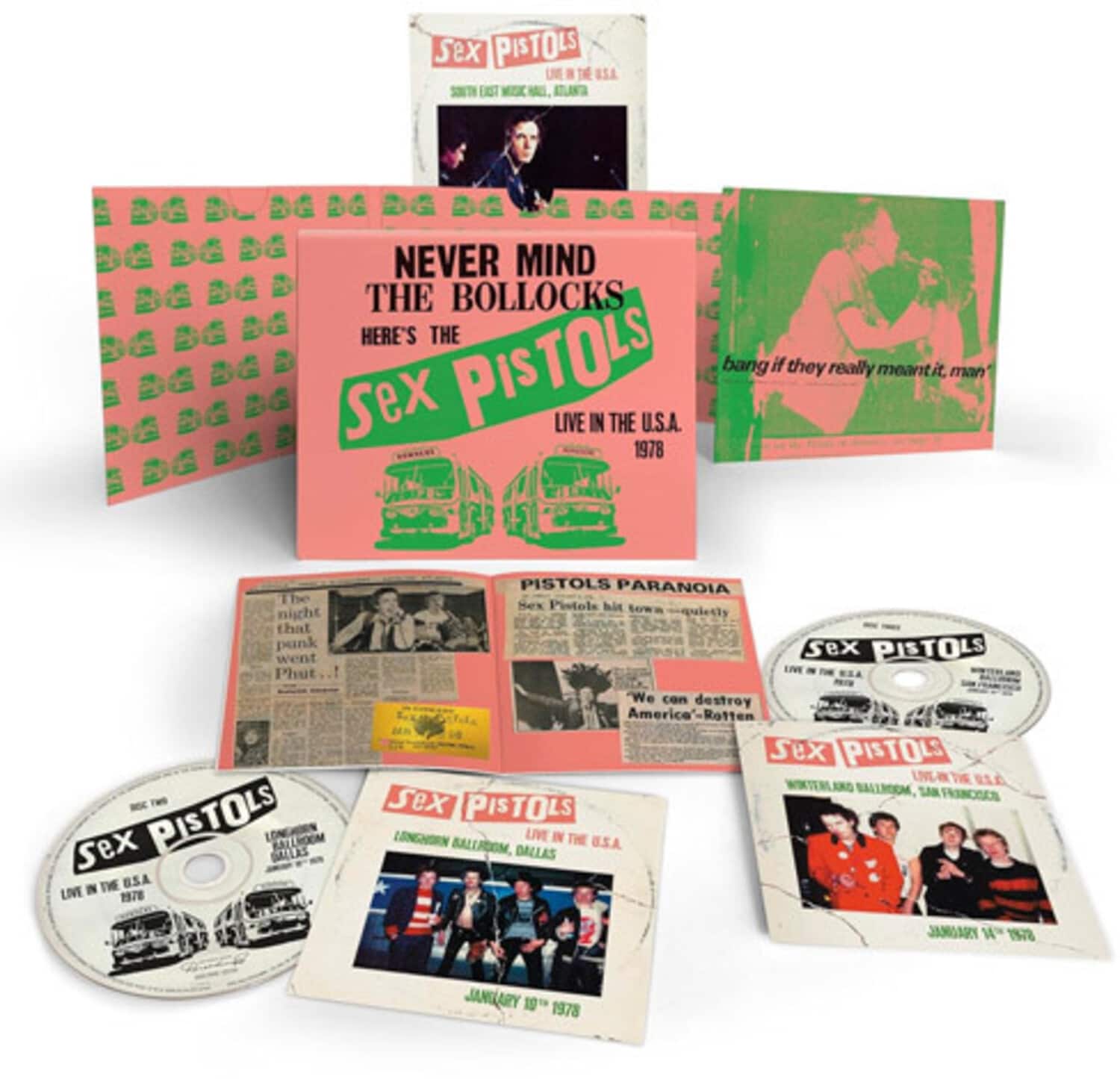 The Sex Pistols - Live In The U.S.A. 1978 - COMPACT DISCS